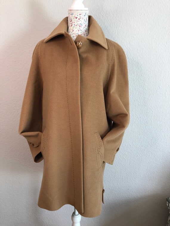 Camel merino wool vest