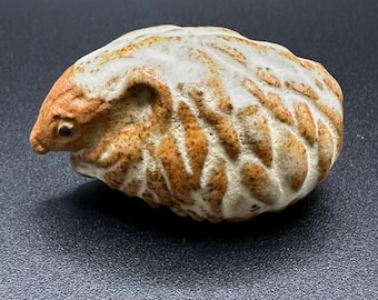 TREMAR Potteries Stoneware CORNWALL, England Original Mid Century 60s Clay Ceramic Figurine Home Decor Handmade, No. 8 Vole, Collector's Item Box