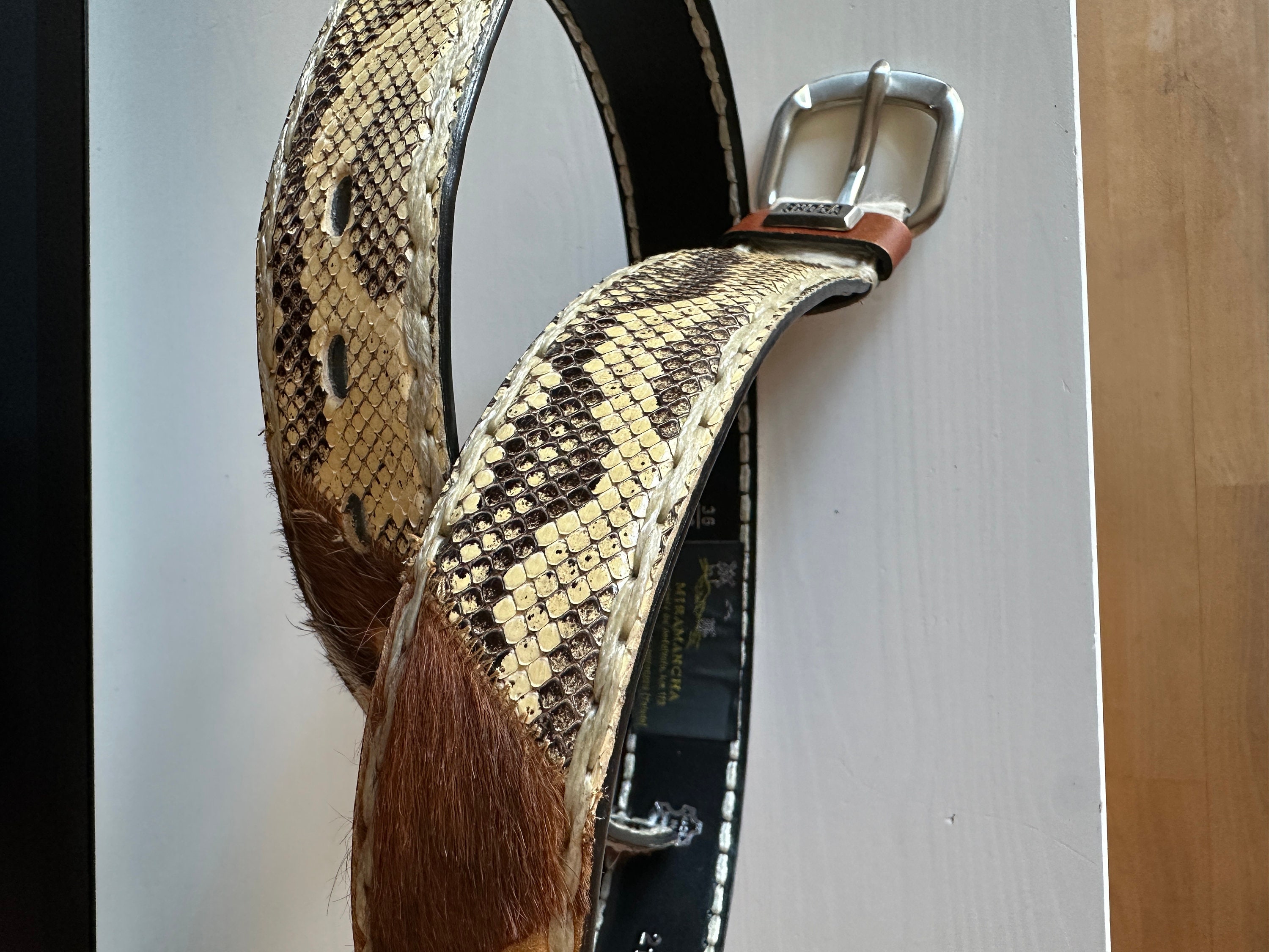 Vintage Women\'s Real Snake Skin Belt Vintage JANA Women main image 4