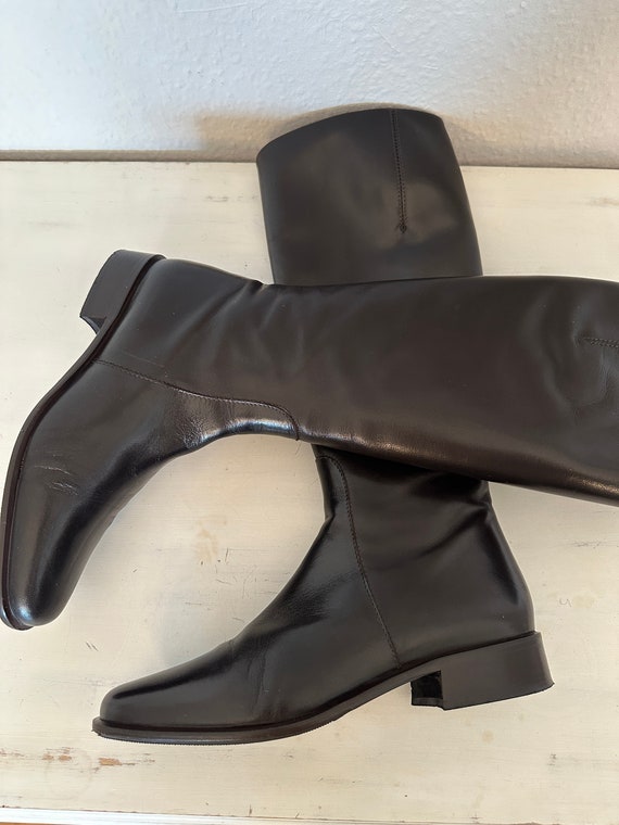 High-quality leather boots made in Italy women's … - image 6