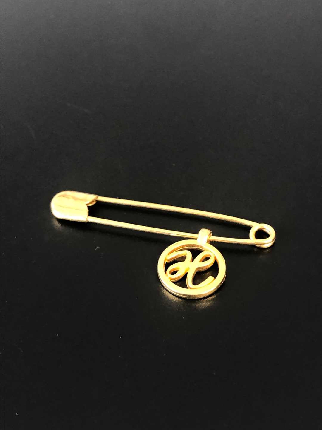 Needle Kilt Needle Safety Pin Vintage Needle Brooch Gold Plated With a ...