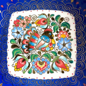 Enameled bowl ring bowl plate Austria handcrafted Steinböck enamel 8.4 cm Ø