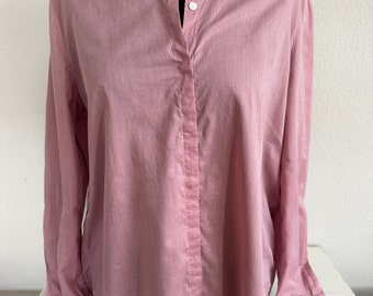 BOSS Damen Bluse hochwertige, leichte Vintage Damenbluse in Altrosa aus Baumwolle und Lyocell