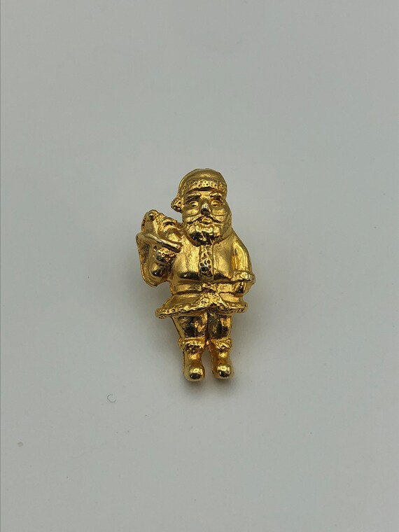 Nicholas Santa Claus tie pin, high quality vintag… - image 6