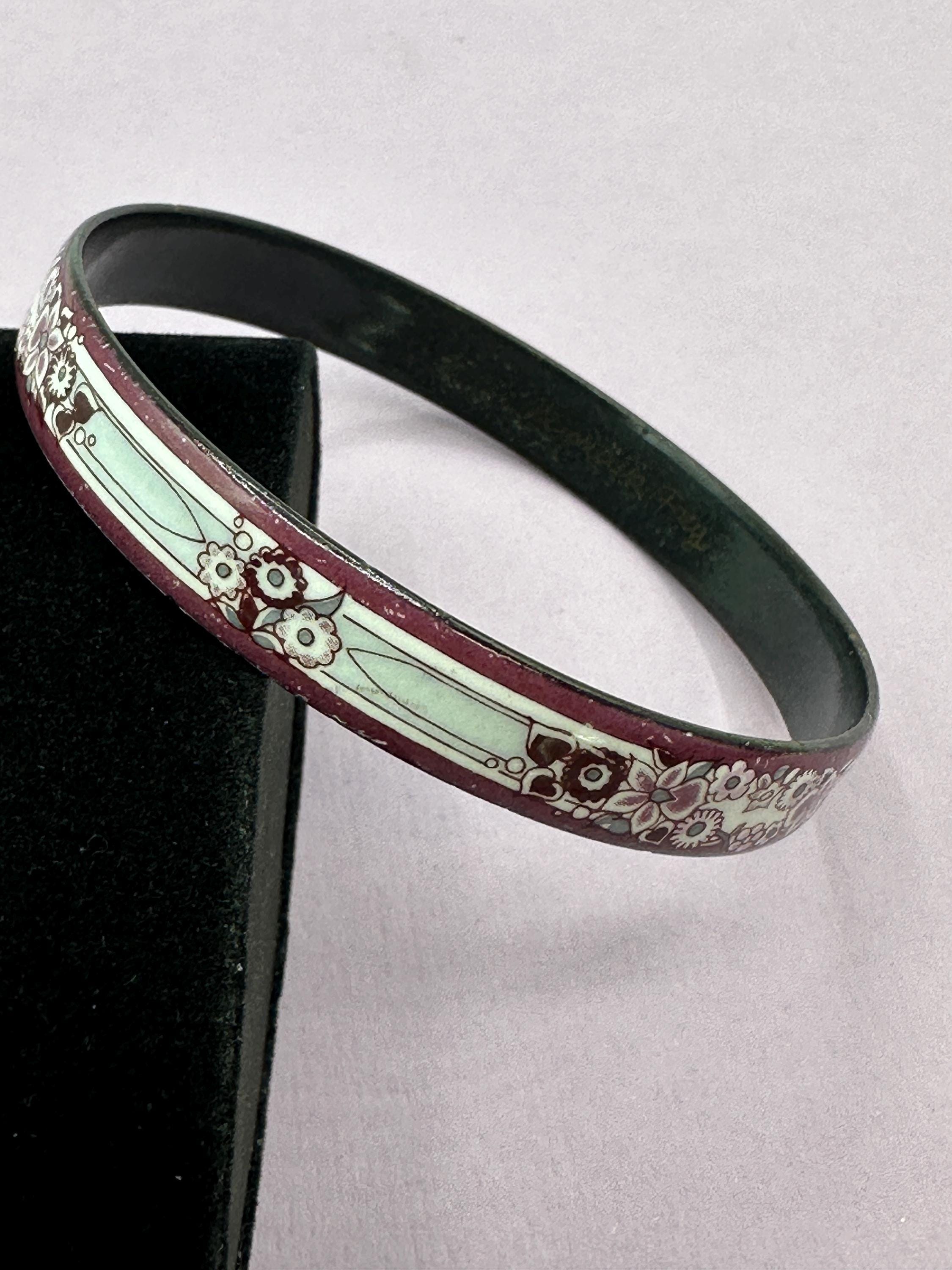 Bracelet Large Type Jonc émaillé Signé MICHAELA FREY – Occasion En Bon état