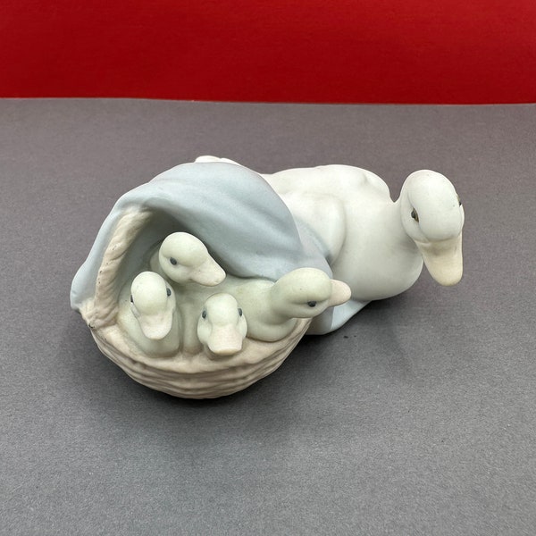 LLADRO Enten Figur aus feinem Porzellan LLADRÓ Entenzucht