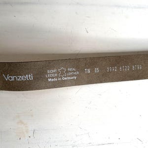 Colorful genuine leather women's belt, made in Germany, very good quality, can be closed at lengths of 82 - 84 - 87 - 89 - 91 - 94 cm. image 7
