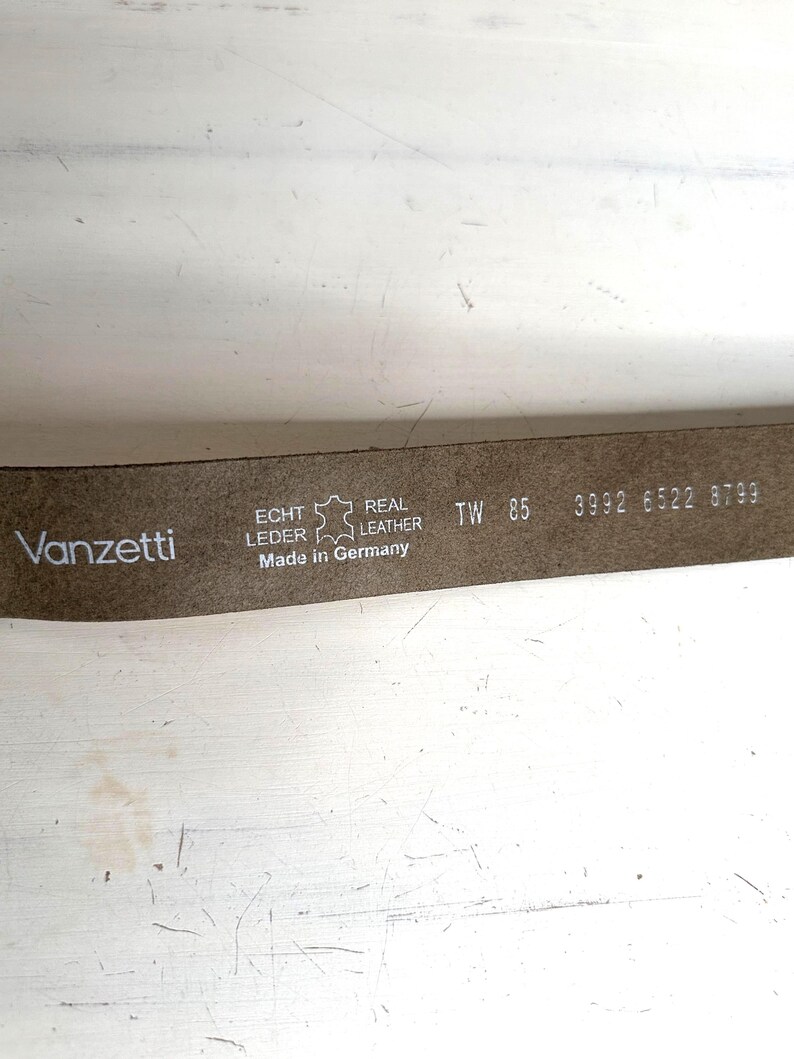Colorful genuine leather women's belt, made in Germany, very good quality, can be closed at lengths of 82 - 84 - 87 - 89 - 91 - 94 cm. image 7