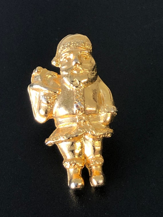 Nicholas Santa Claus tie pin, high quality vintag… - image 4