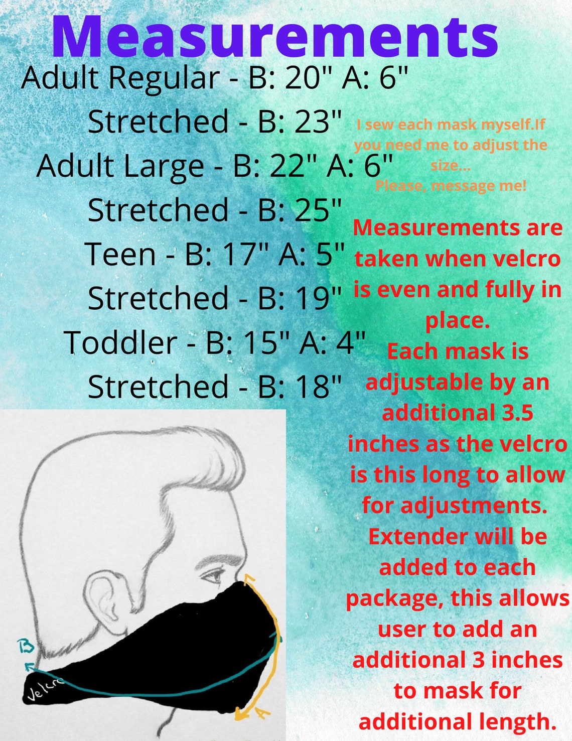 Adult Adjustable Hearing Aid Compatible Face Masks Double Sided