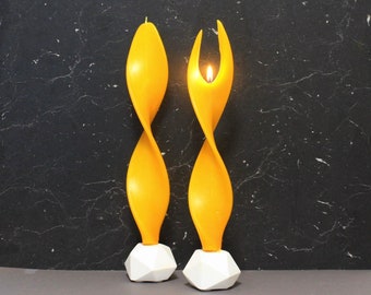 Angel light angel candle (yellow) stands for beauty and mindfulness! As a decoration for Christmas or birthday gift, Christmas present.