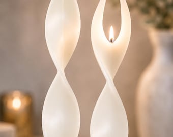 Edle Dekoration Engelslicht. Weiß steht für Wahrheit und Reinheit! Besonderes Geschenk an eure Lieben. Schutzengelkerze zur Geburt, Hochzeit