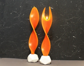 Special gift angel light. Orange-yellow stands for success and mindfulness! Christmas gift, birthday angel candle