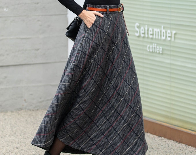 Vintage 70s Plaid Pendleton Pleated Skirt - Etsy