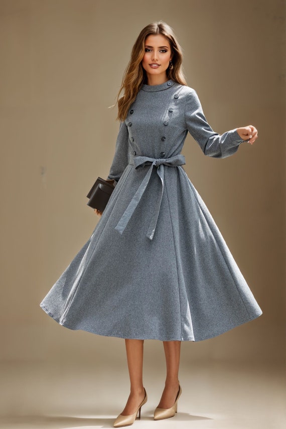 princess polly baby blue dress 2026 Winter Wedding Guest Outfit: Dress, Jumpsuit, Pant