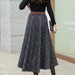 Plaid Skirt, Wool Skirt Women, Winter Skirt, Midi Skirt, A-line Skirt ...