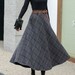 Plaid Skirt, Wool Skirt Women, Winter Skirt, Midi Skirt, A-line Skirt ...