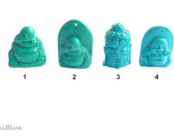 Lucky Buddha Anhänger,Magnesit,Glücks Buddha Anhänger,chinesischer Buddha Anhänger ca 2.3cm-3.2cm, spiritueller Schmuck