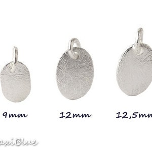 925/Si.Tag pendant in different sizes, tags 925 silver oval, engraving plates oval 925 silver, engraving plates silver, tags silver