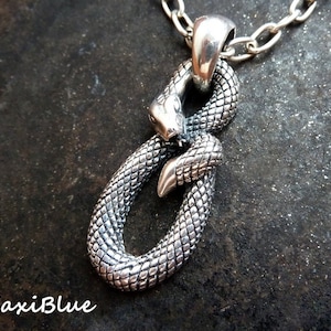 925/Si.Rattlesnake pendant,men&#39;s pendant silver,snake pendant 925 silver,unisex pendant 925 silver,