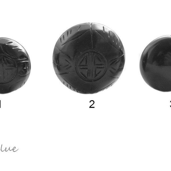 Jade engraving beads, black jade engraving pendant beads, Onix round beads, diy gemstone jewelry, Onix pendant beads round