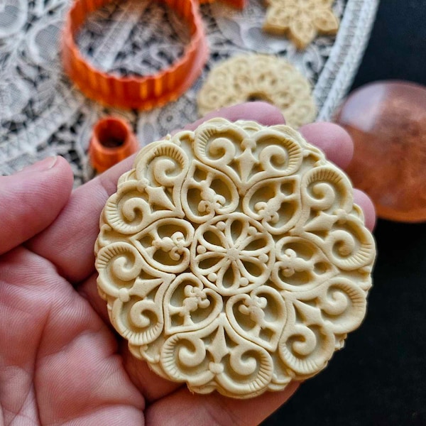 Eva's Lace, Springerle Mold and Cutter, KV2117