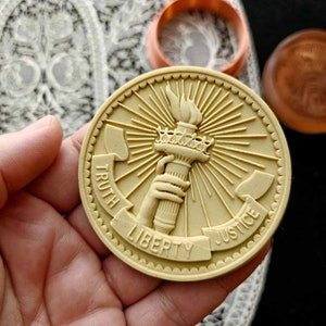 Truth Liberty Justice, Springerle Mold and Cutter, KV2221