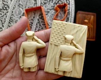 With Honor, Springerle Mold and Cutter, KV2212