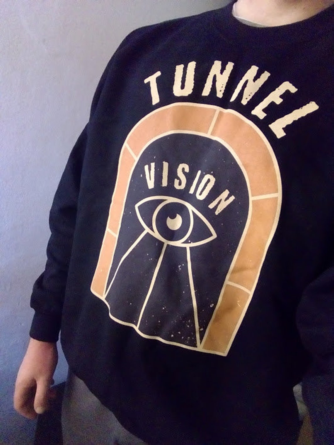 Tunnel Vision Sweatshirt Etsy