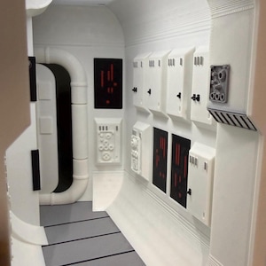 Sci-Fi Book Nook. Bookshelf decoration\action figure display. Bring a space on your bookshelf alive! Fully Assembled! A worldwide exclusive! image 2