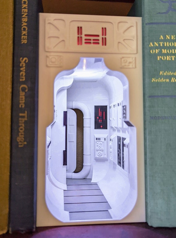 Sci-fi Book Nook. Bookshelf Decorationaction Figure Display. Bring