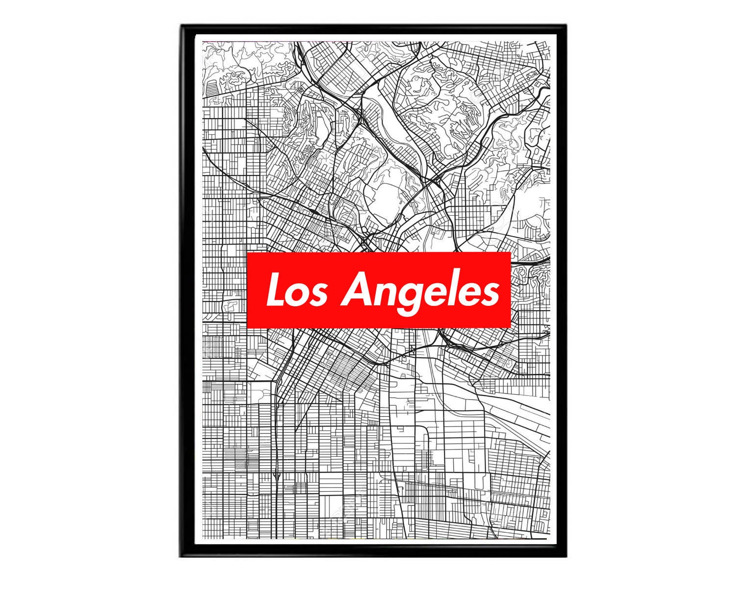 Box Logo Cross Poster Hypebeast Poster Graffiti Street Art Pop Culture Poster
