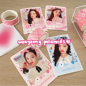 IVE Wonyoung Fotocard Kpop fanart Polco Decorate