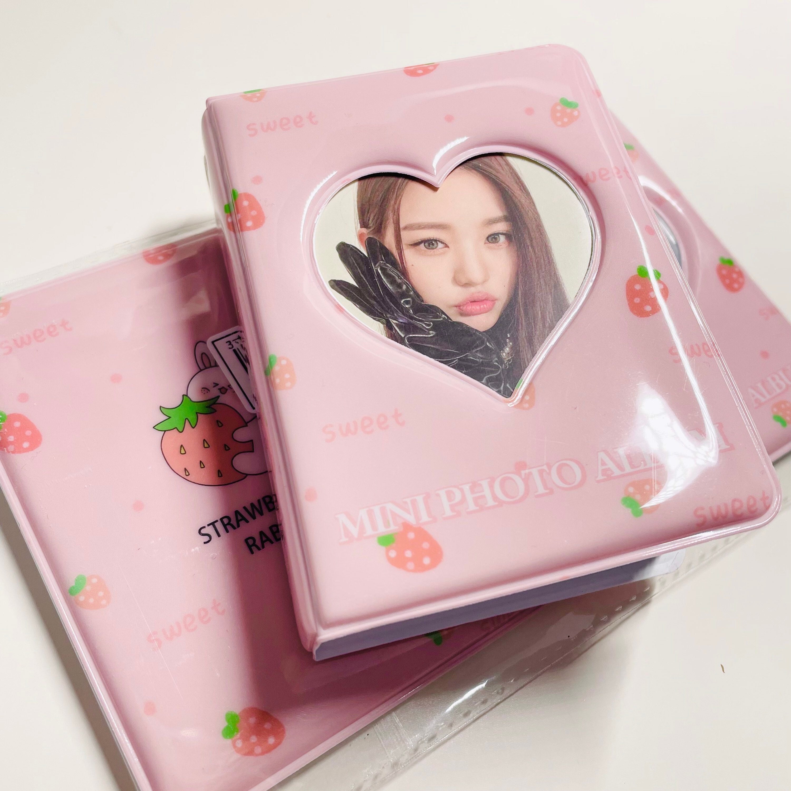 Mini Size Kpop Photo Card Collect Album, 3 Inch 1 Pocket Photo