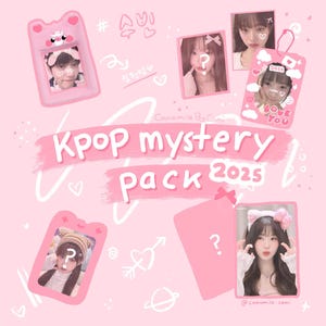 Kpop Mystery Box Bias Pack Rose Coquette Esthétique Mignon Album K-pop