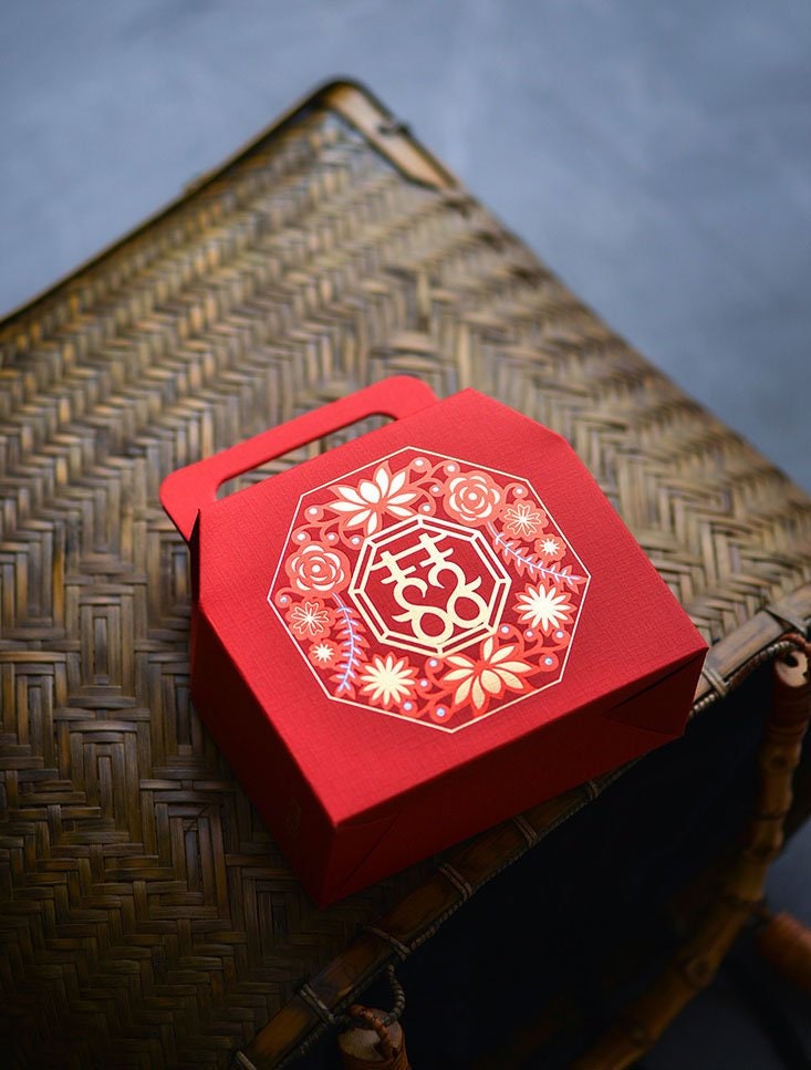 Chinese Wedding 'Double-Happiness' Wedding Favor Box | Etsy