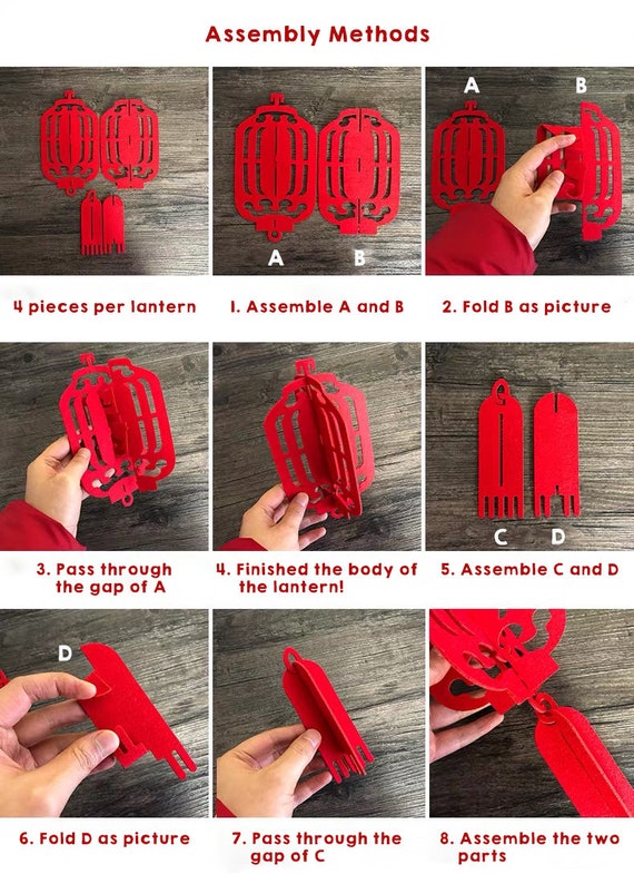 How to Make / Craft DIY Chinese Paper Lanterns  Lanternes chinoises, Décorations  chinoises, Décorations nouvel an chinois