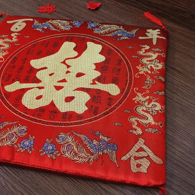 Chinese Wedding Kneeling Cushions Chinese Tea Ceremony Etsy