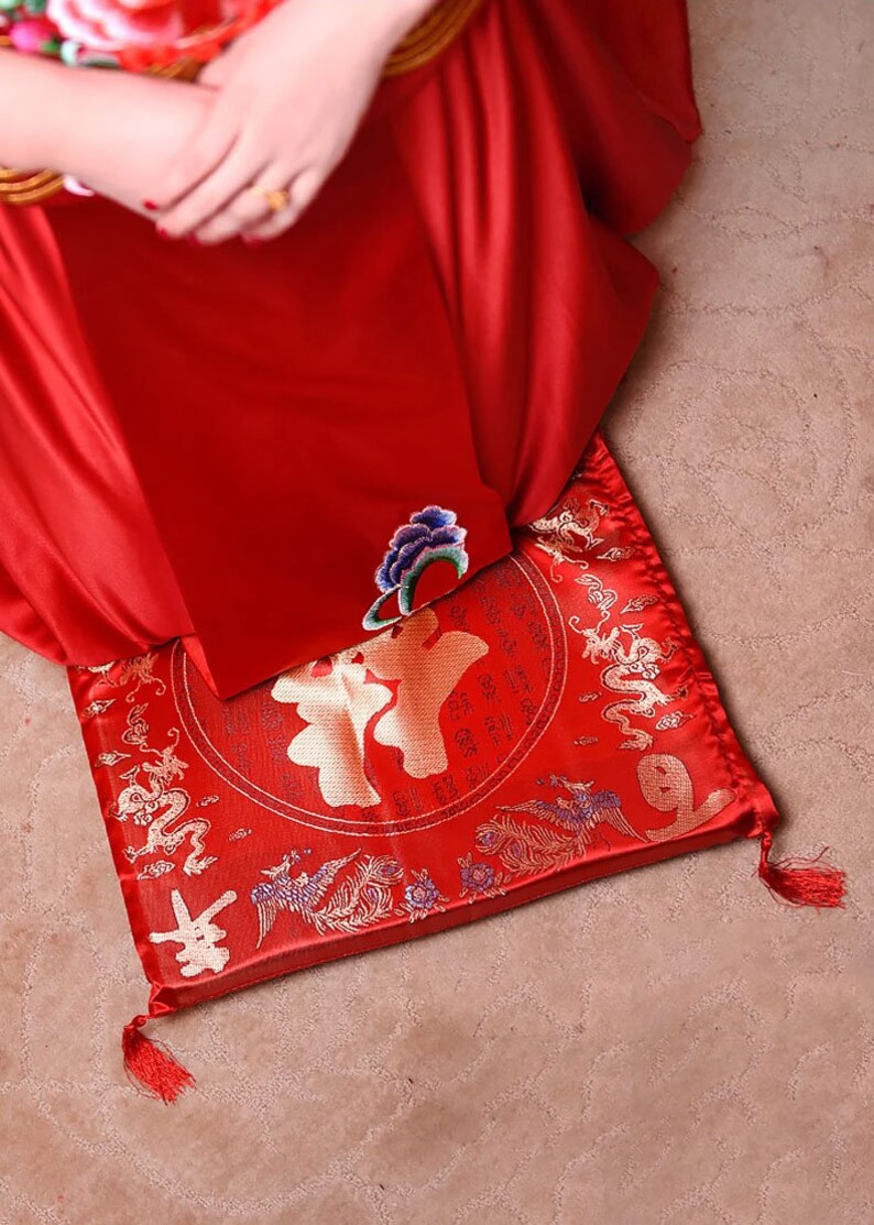 Chinese Wedding Kneeling Cushions Chinese Tea Ceremony Etsy