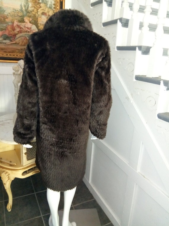 mackintosh new england faux fur coat - image 2