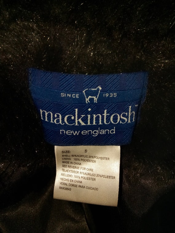 mackintosh new england faux fur coat - image 5