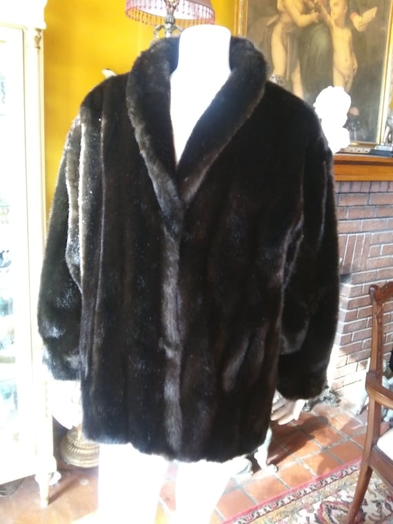 Russel Taylor Faux Fur Coat - image 1