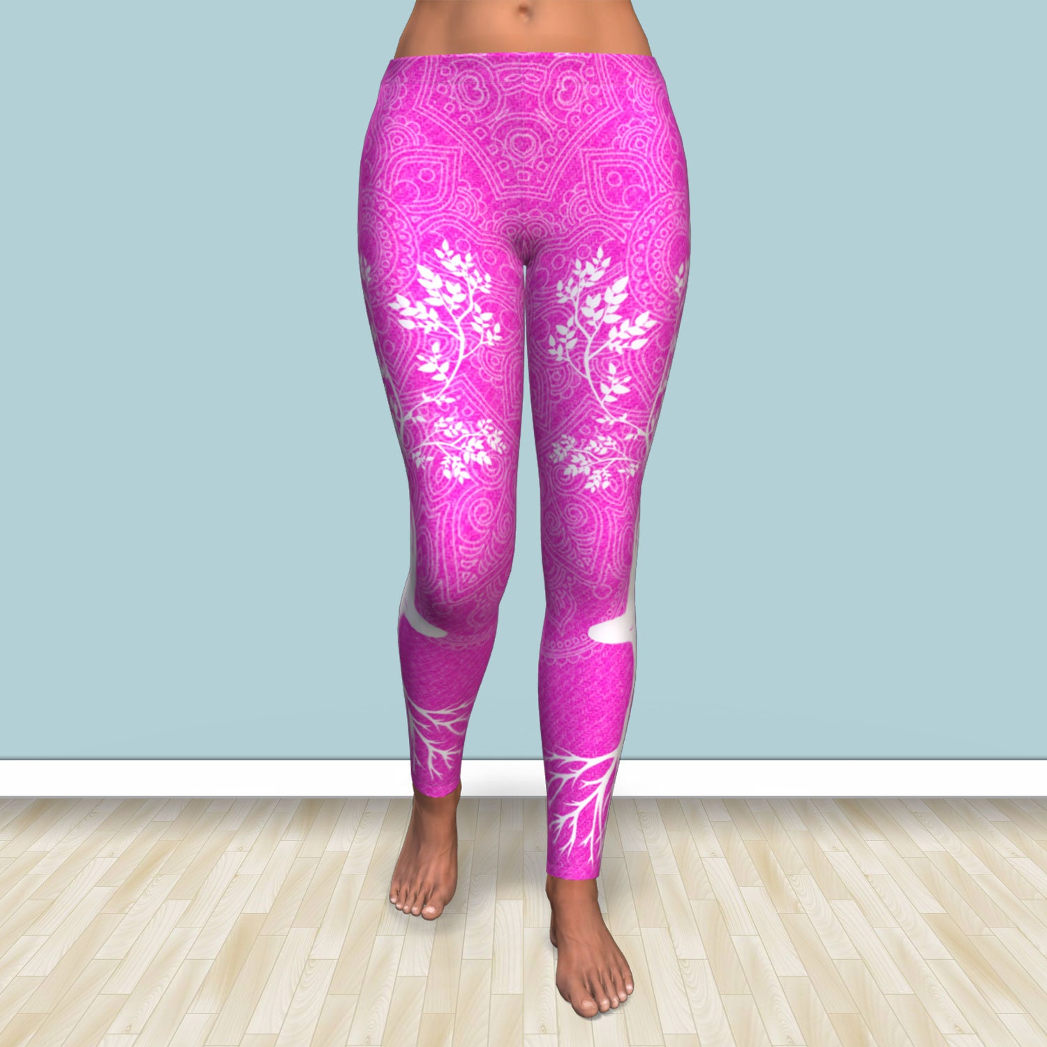 hot pink leggings