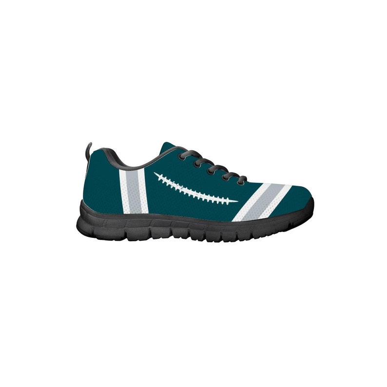 Football Lovers Sneakers Ladies Football Inspired Sneakers Trainers Philadelphia Football Sneakers Kids Sizes
