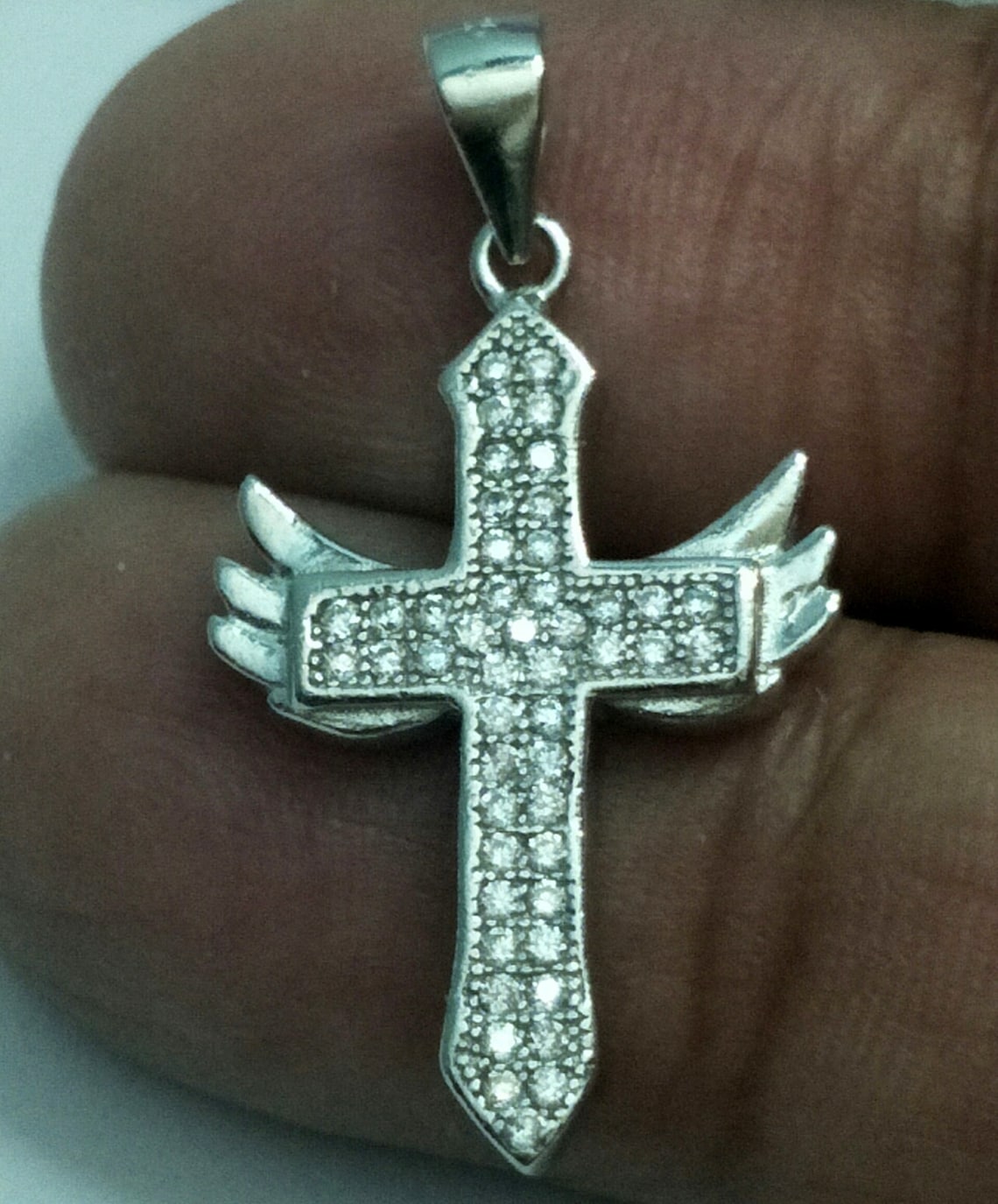 Christian Jesus Christ Cross Catholic Locket Studded Cubic Etsy