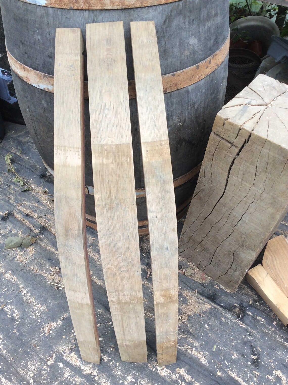Sanded Oak Barrel Staves Etsy
