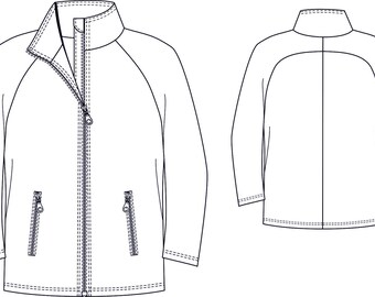 Schnittmuster Jacke Benny.