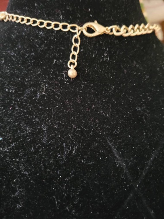 Goldtone Ivory Statement Necklace - image 5