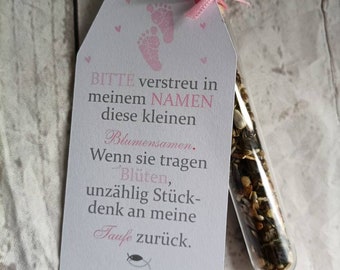 Gastgeschenk Taufe/Kommunion/Konfirmation