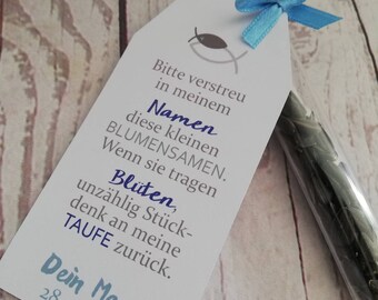 Gastgeschenk Taufe / Kommunion /Konfirmation